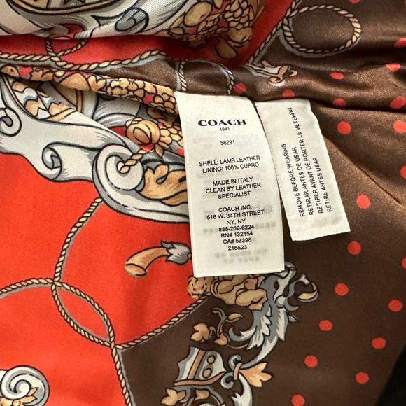 Vintage Coach biker jacket - Picture 3 of 8